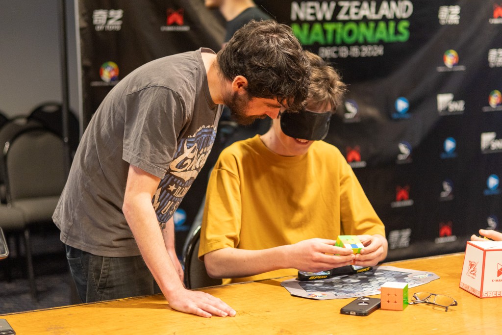 Tom Nelson and Jack Maddigan doing team blind at Nationals
